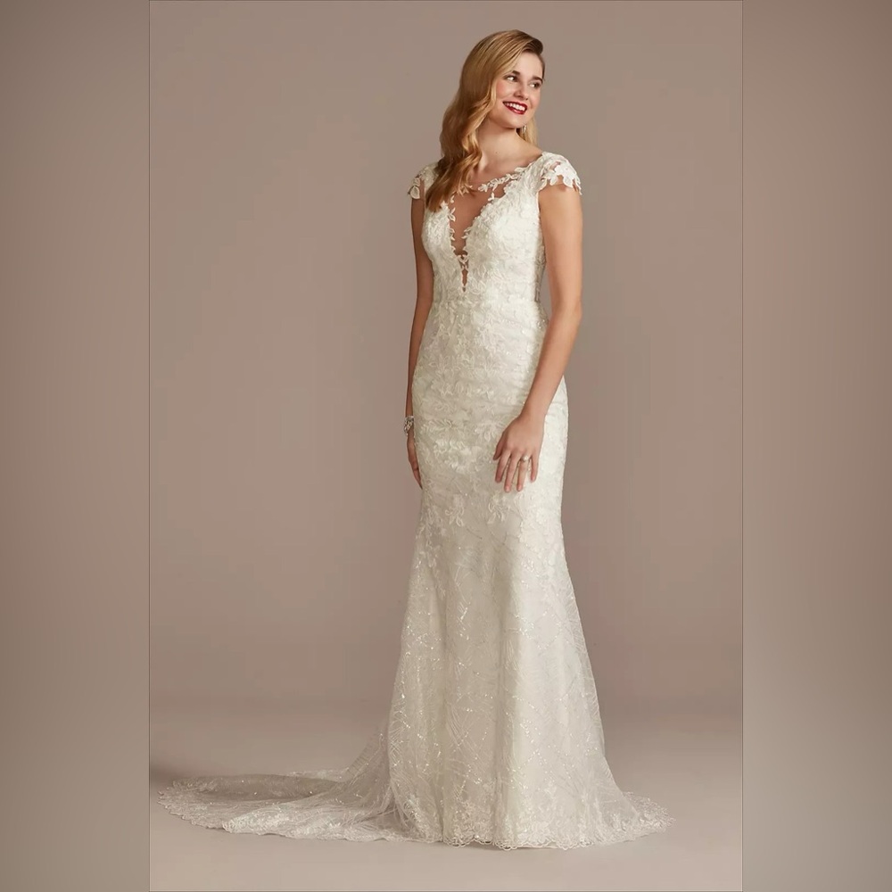 Galina Signature SWG884 Wedding Dress – Color  Ivory - Brand New, Size 6